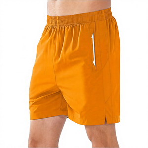 Pantalones Deportivos para Hombre, de Color Sólido, Secado Rápido, con Bolsillos, Cintura Elástica, Estilo Deportivo, Largo Medio, Tejido de Poliéster - Product Image 1