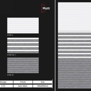 Carreaux muraux en céramique 300x600mm pour salle de bain et cuisine, finition brillante ou mate, surface sculptée effet sucre, design mural intérieur luxueux. - Product Image 1