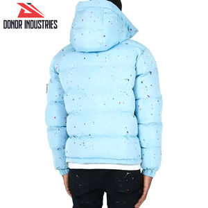 2025 Men Solid Color Full Zip Up Hand Made Customize Product New Arrival <b>Puffer</b> <b>Jackets</b> For Winter Wear - Product Image 6