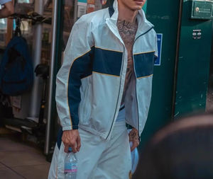 Nouveauté, survêtement streetwear, design personnalisé en nylon, coupe-vent, broderie, survêtement pour homme - Product Image 3