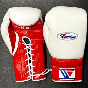 Nouveaux gants de boxe MMA de haute qualité en cuir véritable, logo personnalisé, toutes les couleurs et tailles, évacuation de l'humidité, respirant, à lacets pour le poignet - Product Image 3