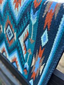 ผ้าห่มอานม้าแบบตะวันตกที่ทำด้วยมือแบบดั้งเดิมทนทานสไตล์คาวบอยระบายอากาศสวมใส่สบายเหมาะสำหรับการแสดงขี่ม้าโรดีโอ - Product Image 2