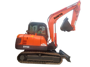 รถขุดขนาดเล็ก SY60 25 แรงม้า เครื่องยนต์ดีเซล Perkins รุ่น 1GZL-100 ระบบไฮดรอลิก TOSHIBA แรงบิดสูง รับน้ำหนักได้ 5000 กก. เหมาะสำหรับใช้งานในฟาร์ม - Product Image 3