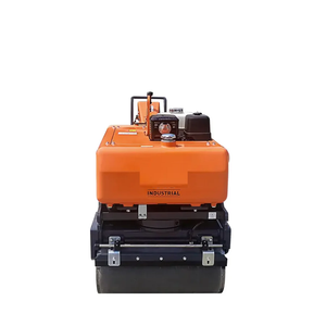 Rodillo Compactador Vibratorio de Doble Tambor de 1 Tonelada, 13 HP, Sistema Hidráulico Completo, Motor, Capacidad de Inclinación del 30% - Product Image 2