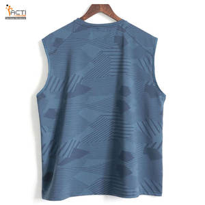 Camiseta sin mangas con diseño de logotipo personalizado, camisetas sin mangas al mejor precio de venta caliente hechas en el mejor material, camiseta sin mangas para hombre - Product Image 2