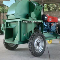 Machines à raser le bois professionnelles Machine à déchiqueter le bois Machine à concasser le bois mobile multifonctionnelle à haut rendement en Chine