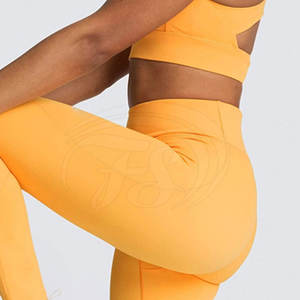Meilleure vente Ensemble de yoga à motif solide pour femmes Équipement de yoga de haute qualité pour adultes à vendre - Product Image 5