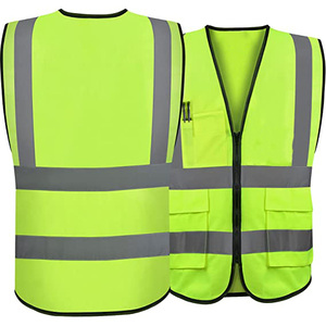 <b>Construction</b> Uniform <b>Work</b> Reflective Clothing High Visibility Reflective Safety Vest <b>Jacket</b> Industrial Security Vest With Logo - Product Image 1