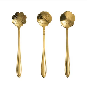 Cuchara de latón de nuevo diseño hecha a mano mango único hecha a mano nueva apariencia creativa cuchara de latón más vendida - Product Image 1