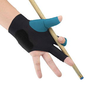 Gants de snooker à trois doigts haute tendance meilleurs tireurs de protection des mains en tissu élégant gants de snooker respirants - Product Image 6