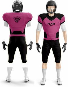 Ensemble de vêtements de sport pour hommes imprimés personnalisables de haute qualité, maillot de rugby américain vintage, respirant, anti-humidité, respectueux de l'environnement - Product Image 3