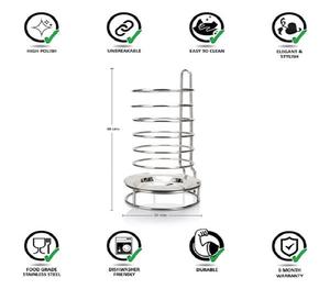 Dispensador profesional de calidad superior de acero inoxidable naranja para alimentos, soporte de almacenamiento para el hogar de resistencia Superior, estantes de exhibición - Product Image 2