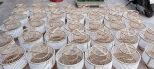 โคมไฟแขวนเพดานหวายไม้ไผ่หวายแฮนด์เมดทันสมัยโคมไฟระย้าแบบย้อนยุคสำหรับบ้าน - Product Image 6