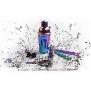 Accesorios de vino de acero inoxidable Juego de Bar de cóctel Nuevo diseño Barra de madera Estuche de cuero Caja Técnica de esmalte de color Acentos de cobre - Product Image 5