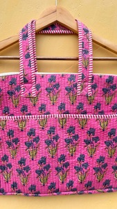 กระเป๋าสะพายข้างสำหรับใส่แล็ปท็อป ผ้าฝ้ายพิมพ์ลายบล็อก สไตล์วินเทจ น้ำหนักเบา ทนทาน เหมาะสำหรับครู อาจารย์ แพทย์ นักวิทยาศาสตร์ - Product Image 3