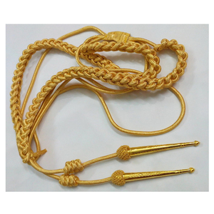2024 OEM vente en gros sur mesure épaule Aiguillette shineGold Wire Aiguillette Gold Wire Cord avec des matériaux de qualité supérieure - Product Image 2