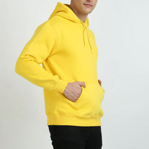 Hiver Hommes Vintage Heavy Weight 100% Cotton French Terry Print Pullover Mens Custom Silk Screen Printed Sweatshirts Hoodies - Product Image 2