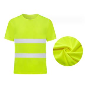Custom Logo Safety Workwear Reflective <b>Clothing</b> Quick dry T-shirt <b>Yellow</b> Cheap Safety Reflective Polo Shirt Outdoor Vest - Product Image 1