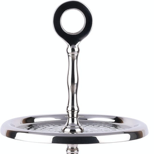 New Arrival Home <b>Decorative</b> Centerpiece Birthday <b>Cake</b> Presentation Classic <b>Cake</b> Pedestal With Two Tier Bulk <b>Supplies</b> From India - Product Image 3