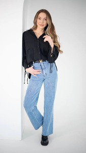 Blusa bohemia de lino victoriana elegante de la mejor calidad para mujer para ropa de dormir - Product Image 6