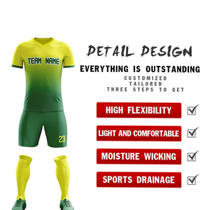 Camiseta de fútbol personalizada para niños, uniformes de fútbol de secado rápido de Tailandia - Product Image 3