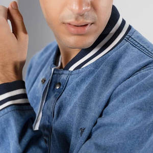 Veste en jean de service OEM vente à chaud en haute qualité 2024 veste en jean veste en jean décontractée de rue pour hommes - Product Image 5