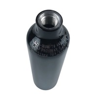 Bouteille d'air HPA en aluminium 13ci 3000psi rechargeable, certification CE/DOT, sécurité à double disque anti-éclatement, durée de vie de 15 ans pour le gaz