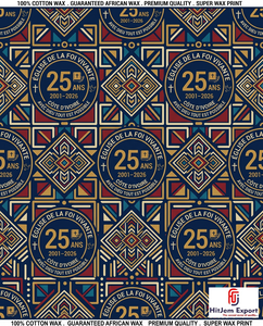 Custom African Wax Print <b>Fabric</b> Manufacturer Church Celebration Anniversary Convention Uniform Textile Supplier OEM - Product Image 4