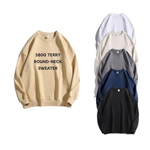Unisex Invierno 380GSM Heavyweight French Terry Print Hoodie Streetwear Oversized Comfort Fit Casual Sudadera Drop Shoulder - Product Image 5