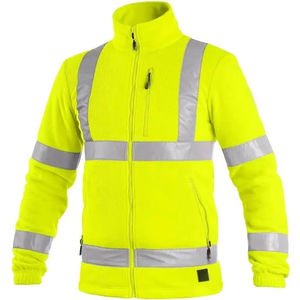Chaqueta de Invierno de Alta Visibilidad para Hombre con Bolsillo con Cremallera en el Pecho Izquierdo y Cintas Reflectantes 3M con Proceso de Unión - Product Image 1