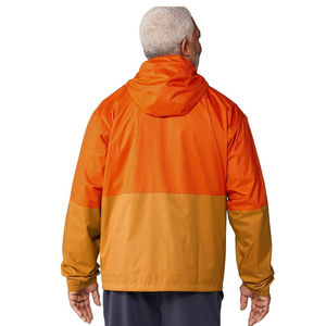 Veste de pluie d'hiver à capuche en toile imperméable légère et durable, couche extérieure protectrice pour usage quotidien, motif lettres - Product Image 2