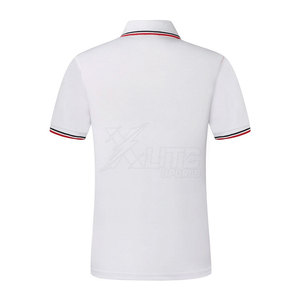 Chemises pour hommes en tricot uni, col classique, manches courtes, coupe confortable, pour le travail décontracté ou les tenues de week-end - Product Image 2
