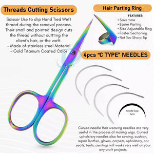 Pince et outils pour extensions de cheveux en acier inoxydable léger, vente directe d'usine, plusieurs couleurs - Product Image 4