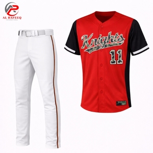 Uniforme de baseball respirant de haute qualité sur mesure, manches courtes, maillot de football, uniforme de baseball en vrac - Product Image 6