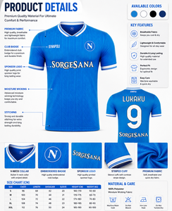 เสื้อฟุตบอล/ซอคเกอร์ผู้ชายคุณภาพสูง ผลิตจากโพลีเอสเตอร์/ไนลอน แบบสั่งทำพิเศษ ระบายอากาศได้ดี ยืดหยุ่น น้ำหนักเบา ผ้าตาข่ายแบบซับลิเมชั่น - Product Image 5