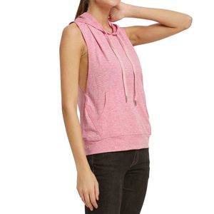 New Arrival <b>Woman's</b> Gym <b>Tank</b> <b>Tops</b> Hoodies Comfortable Sleeveless Fitness Clothes Breathable Sleeveless Hoodie - Product Image 3