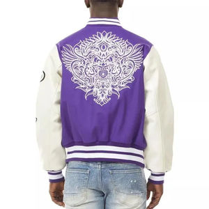 Chaqueta Universitaria de Lana para Hombre, Cuello Alto, Diseño Recortado, Personalizable, Ropa de Calle de Invierno, Chaqueta Larga Informal de Venta Caliente - Product Image 3