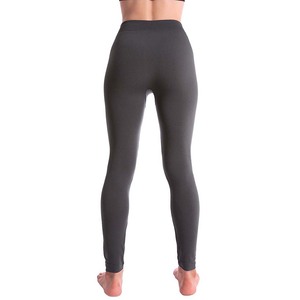 Pantalones de Yoga de cintura alta para mujer con cierre de cordón Patrón sólido Entrenamiento Correr Gimnasio Scrunch Butt Leggings - Product Image 6
