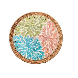 Salvamantel de Nácar con Incrustaciones de Concha, Diseño Bohemio, Ecológico, 500mm, Salvamantel para Comedor, Venta al por Mayor, Suministro Directo de Fábrica - Product Image 5
