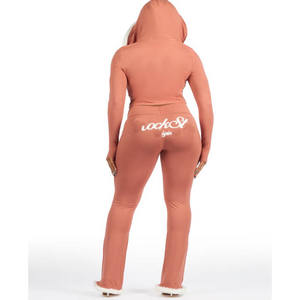 Ensemble de survêtement pour femmes, jogging léger, ensemble d'été confortable, respirant, vêtements de sport pour la salle de sport, la course à pied, le fitness - Product Image 4