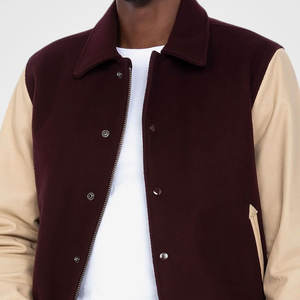 Vêtements décontractés bombardier coupe ajustée veste universitaire à la mode pour hommes fabrication pakistanaise veste de baseball universitaire vintage pour hommes - Product Image 4