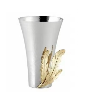 Luxe Premium Métal Fleur Vase Classique Moderne Design Maison Décoratif Table Top pour Salon Mariages Multi Décor-Vente en Gros - Product Image 5