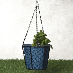 Cubo de maceta de Metal galvanizado, maceta decorativa para interior, exterior, jardín, Patio, balcón, granja, decoración rústica - Product Image 3