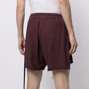 กางเกงขาสั้นผ้าฝ้ายออกกำลังกายสำหรับผู้ชายกางเกงขาสั้นลำลองมีกระเป๋าโลโก้ได้ตามต้องการชุดออกกำลังกายฟิตเนส - Product Image 3