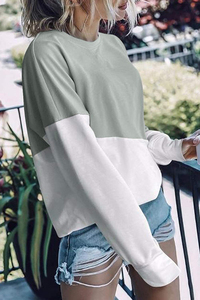 Vêtements de fitness pour femmes Pull de gym en polaire à col ras du cou Sweatshirts en coton Taux de gros OEM Respirant Prix bon marché Personnalisation - Product Image 2