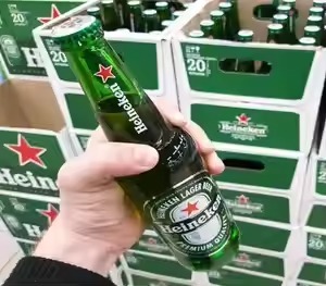 12oz özelleştirilmiş çift duvar BPA içermeyen paslanmaz çelik soğutucu bira ve kola içecekleri için