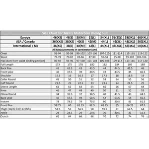 ชุดแข่งรถมอเตอร์ไซค์หนังแท้สำหรับผู้ชายแบบสั่งทำพิเศษ - หนังวัวแท้ ระบายอากาศได้ดี แห้งเร็ว ชุดกีฬาสำหรับความเร็วสูง - Product Image 3