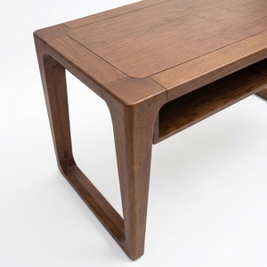 Table basse moderne japonaise en chêne massif pour salon, table de sol Tatami pour le thé et la salle à manger - Product Image 4