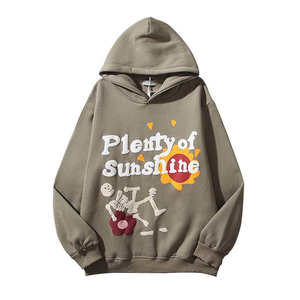 Exportateur et fabricants professionnels de sweats à capuche et de sweat-shirts sur mesure, tissus personnalisés, sweats à capuche à impression en relief pour adultes et garçons - Product Image 2