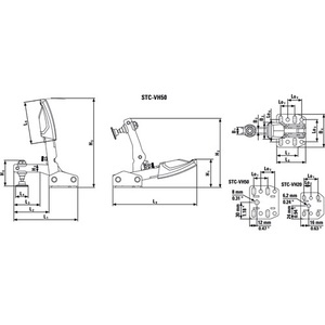For BESSEY STC-VH Size 50 Vertical <b>Clamp</b> Horizontal Foot Product Category <b>Clamps</b> - Product Image 3